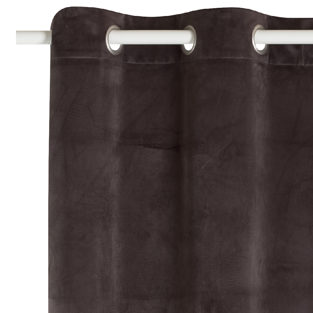 Rideau NEGRESCO coloris chocolat 140 x 260 cm