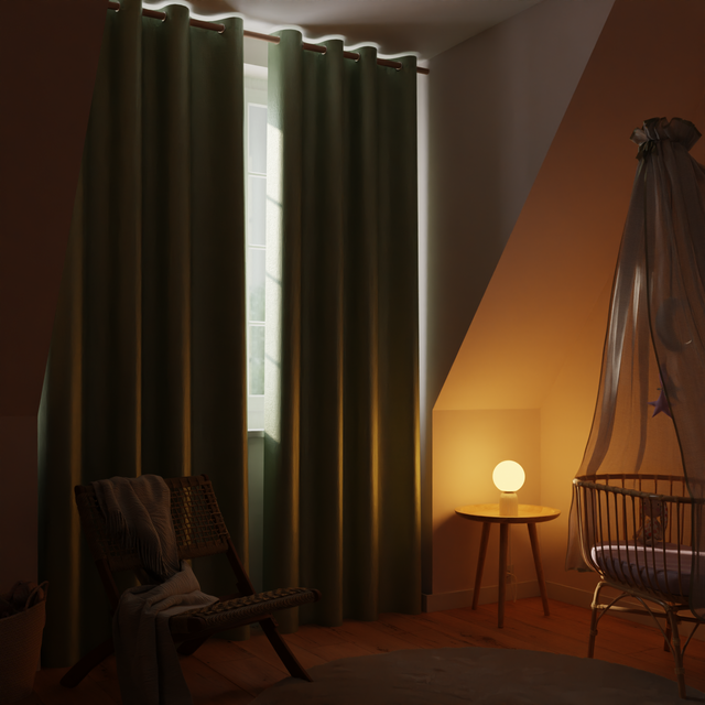 Rideau occultant SHAVANA coloris menthol 140 x 260 cm