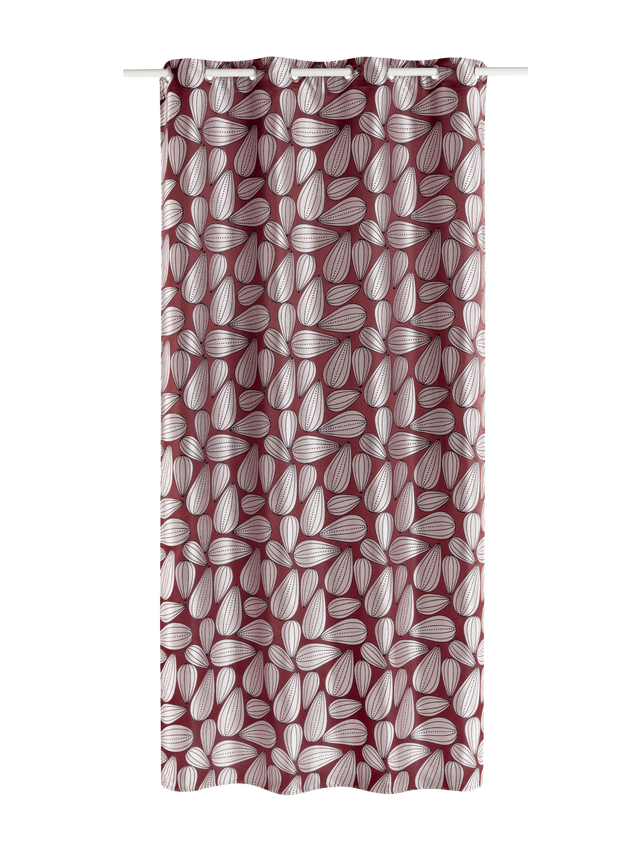 Rideau KOPEE coloris marsala 140 x 260 cm