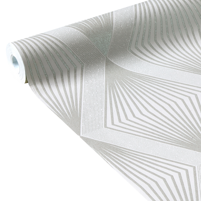 Papier peint intissé Luxury Gris perle