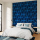 4MURS Papier peint intissé Ashton Bleu électrique