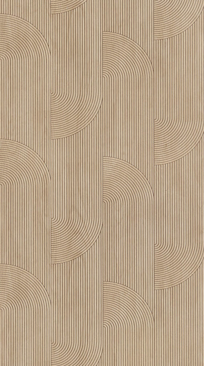 Papier peint intissé Stanislas Marron glacé