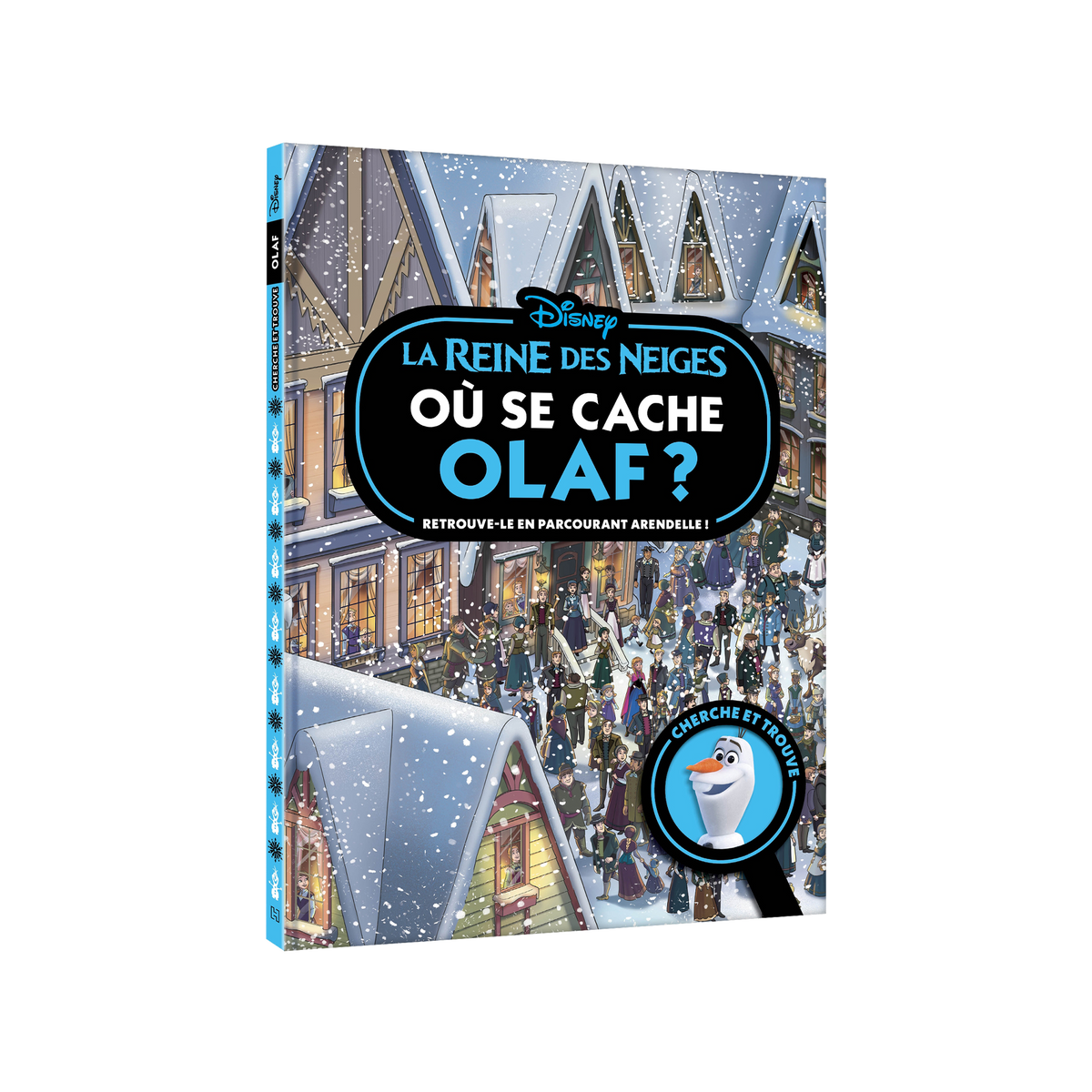 Livre enfant La reine des neiges - ou se cache olaf ? Bleu