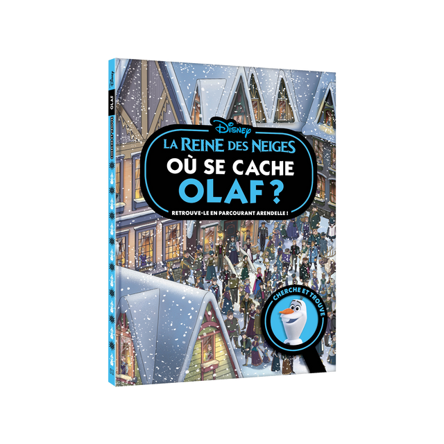 Livre enfant LA REINE DES NEIGES - OU SE CACHE OLAF ?
