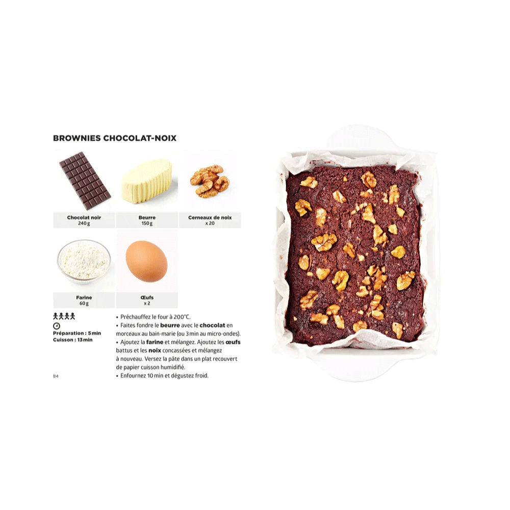 HACHETTE PRATIQUE Livre cuisine Simplissime desserts express Blanc