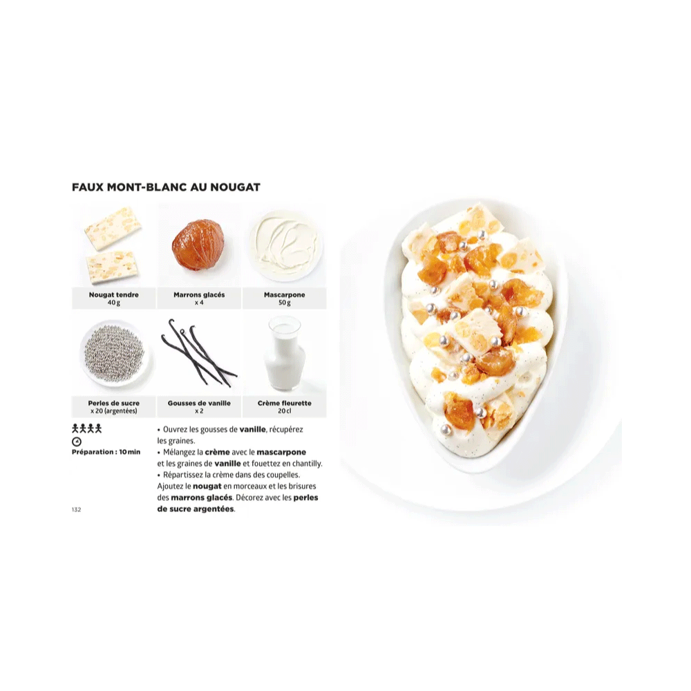 HACHETTE PRATIQUE Livre cuisine Simplissime desserts express Blanc