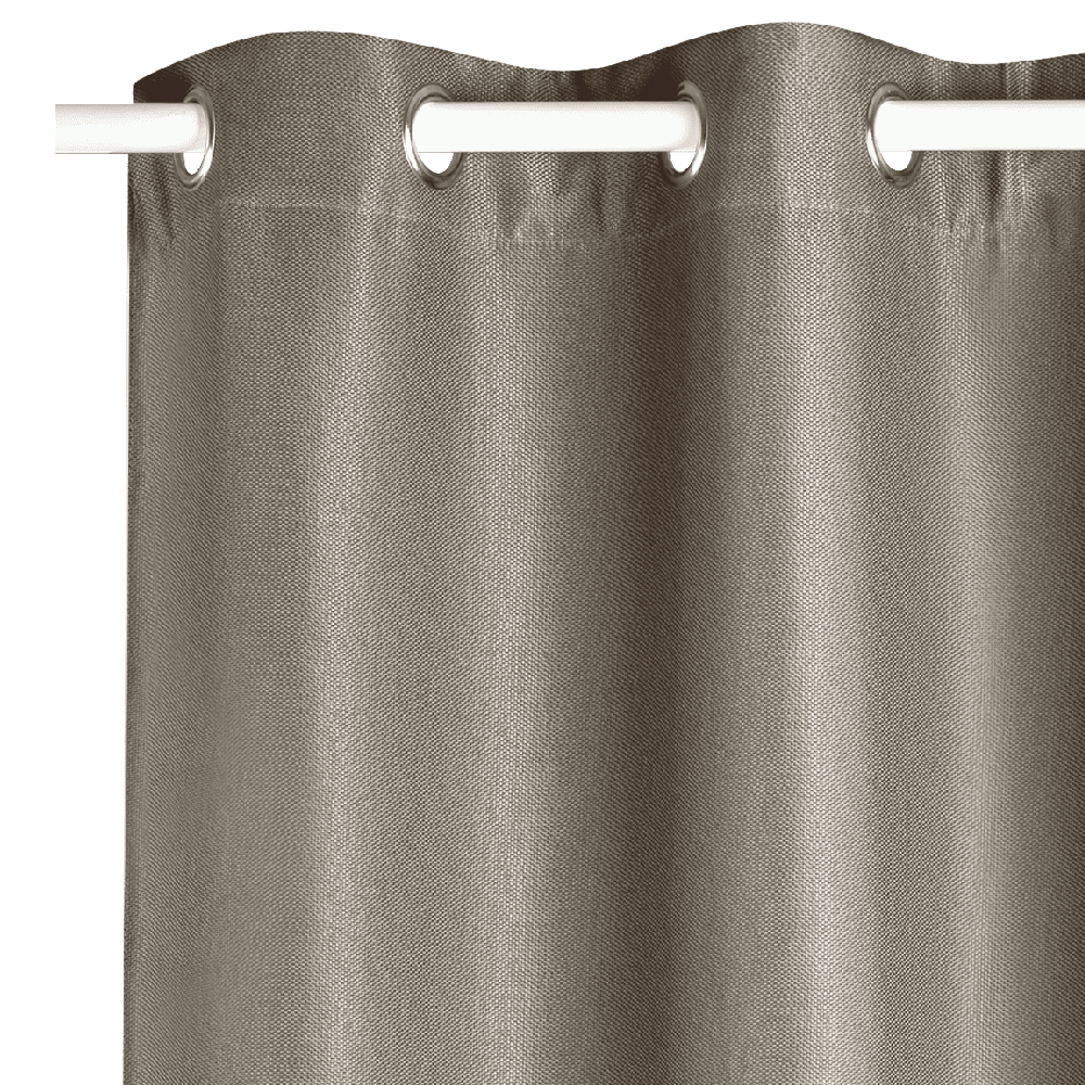 Rideau occultant HUGO coloris taupe 140 x 260 cm