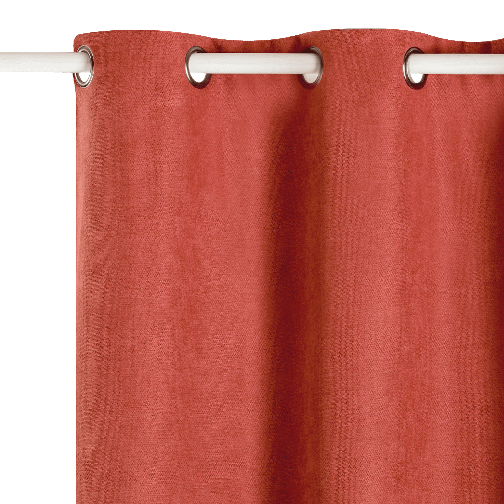 4MURS Rideau thermique KINLEY coloris poterie 140 x 260 cm