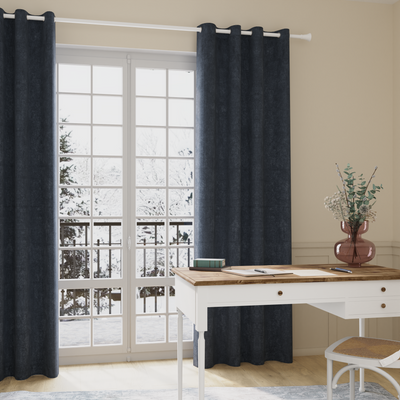 4MURS Rideau thermique Kinley Bleu nuit