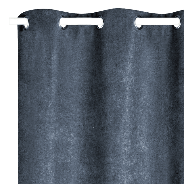 4MURS Rideau thermique KINLEY coloris bleu nuit 140 x 260 cm
