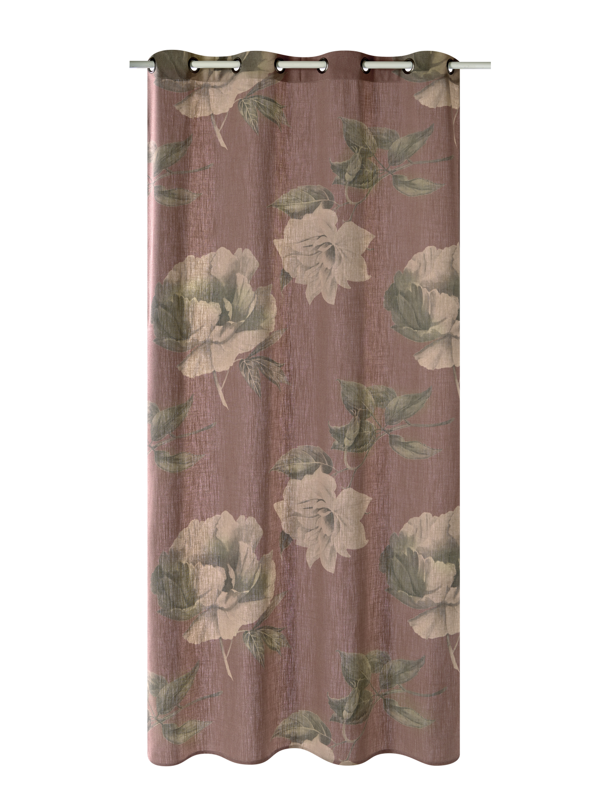 Rideau Lin Floralia Terracotta