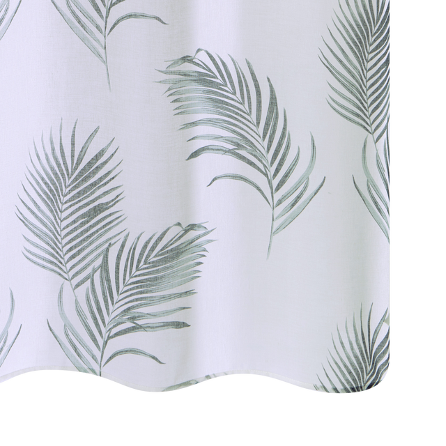 Voilage OMBRA coloris vert tilleul 140 x 240 cm