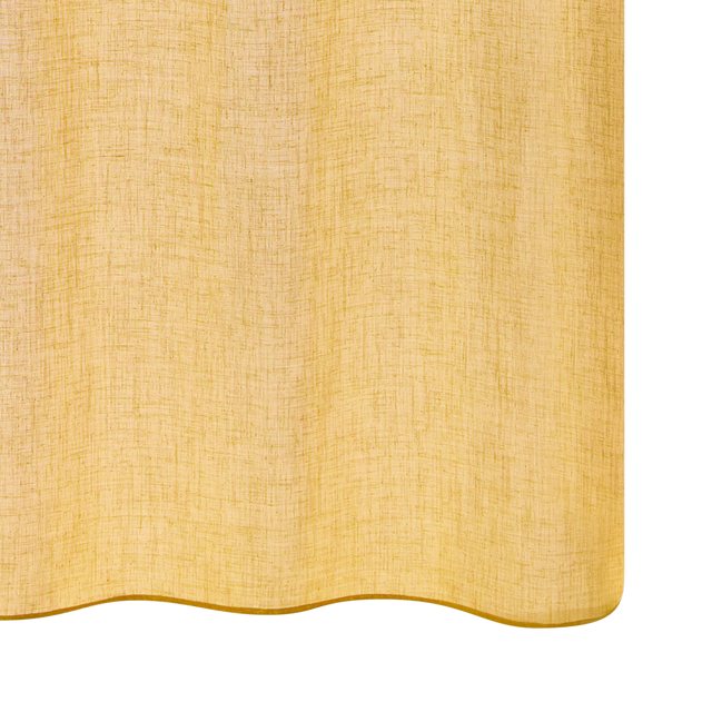 Voilage AIA coloris curry 140 x 240 cm