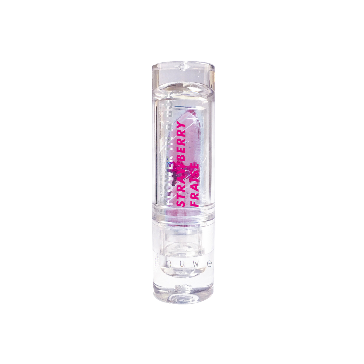 INUWET Baume à lèvres Fleurs - fraise Transparent Fraise 3,5G