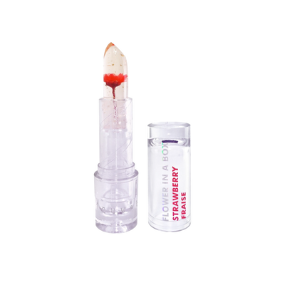 INUWET Baume à lèvres Fleurs - fraise Transparent Fraise 3,5G