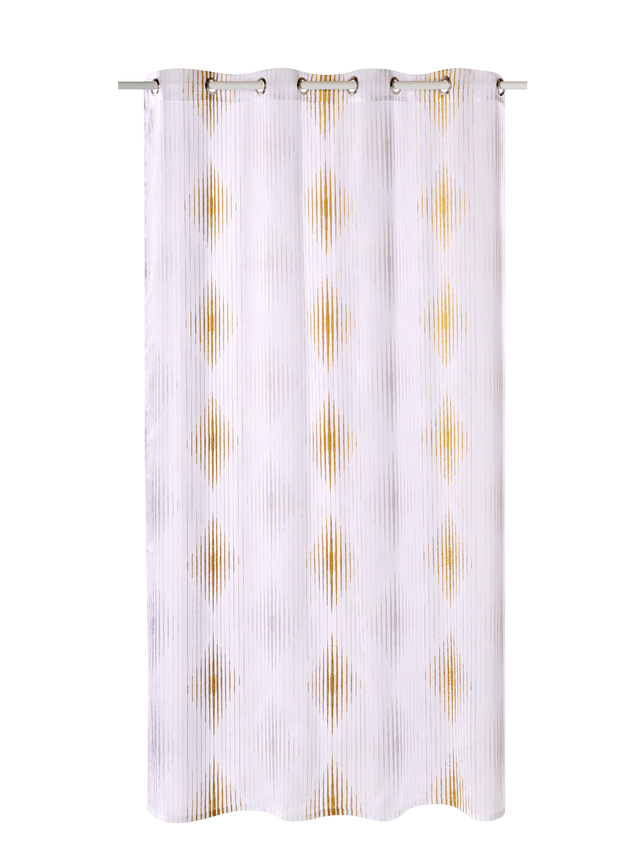 Voilage JIHY coloris ocre 140 x 240 cm