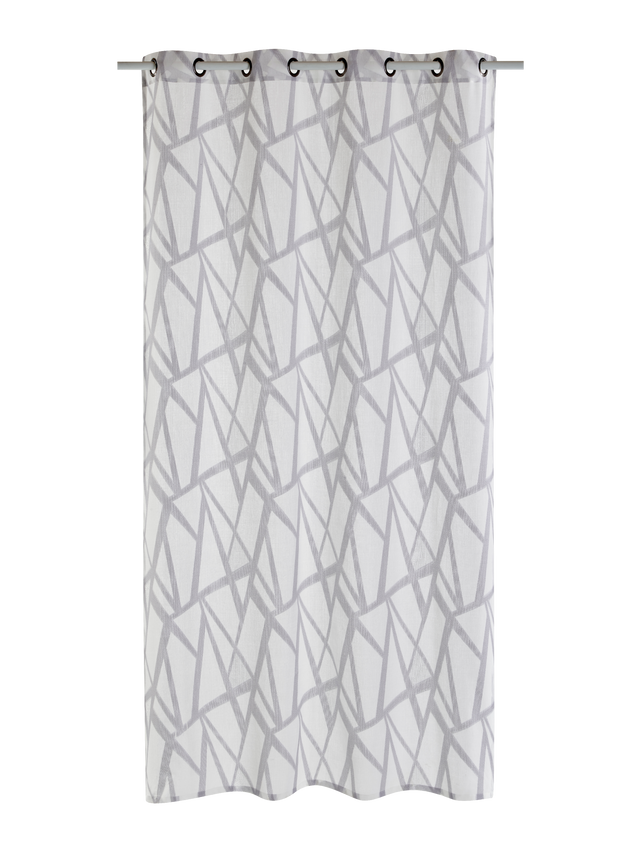 Voilage SKARA coloris gris perle 140 x 240 cm