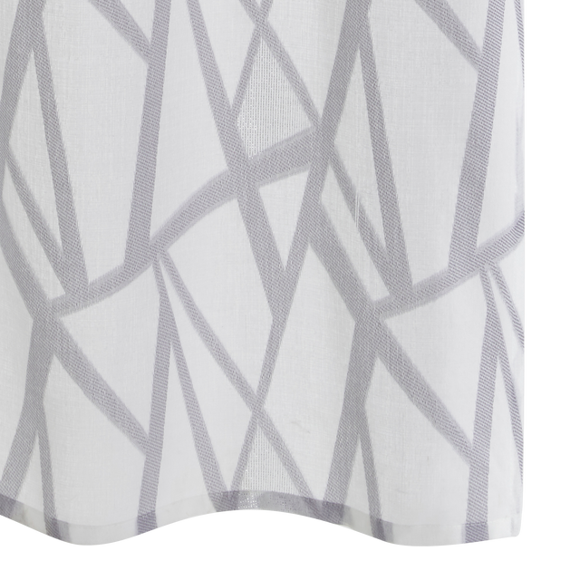 Voilage SKARA coloris gris perle 140 x 240 cm