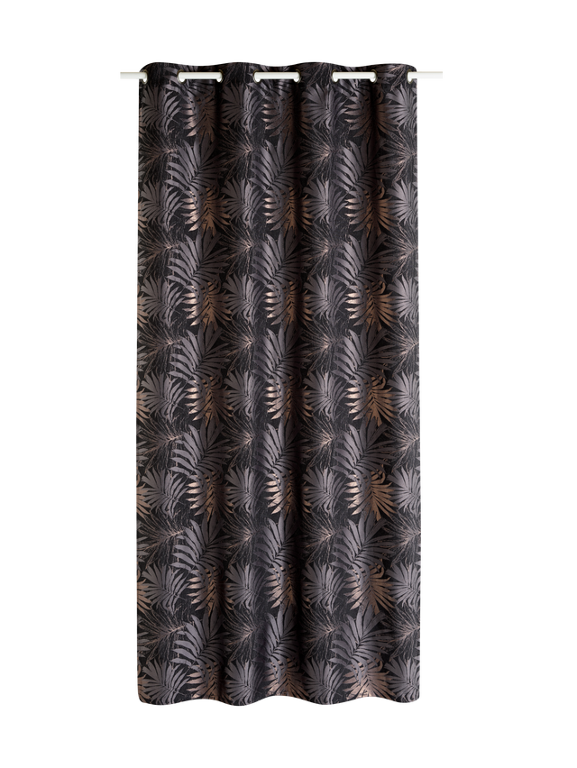 4MURS Rideau PALMAE coloris anthracite 140 x 260 cm
