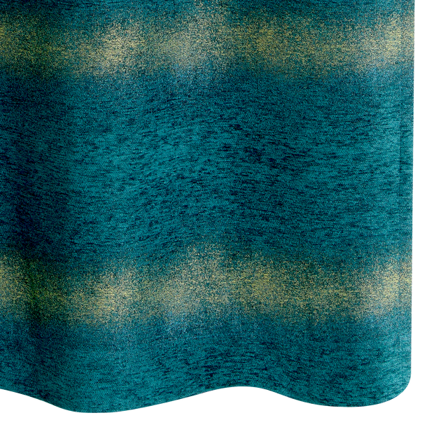 Rideau SFUMATO coloris émeraude 140 x 260 cm