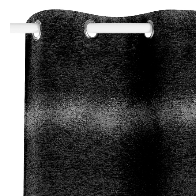 Rideau SFUMATO coloris noir 140 x 260 cm