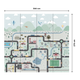 4MURS Papier peint panoramique XL Little motors xl Multicolore Mat