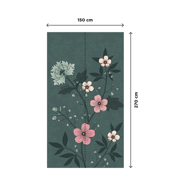 4MURS Papier peint panoramique L POESIE SMALL 150 x 270 cm