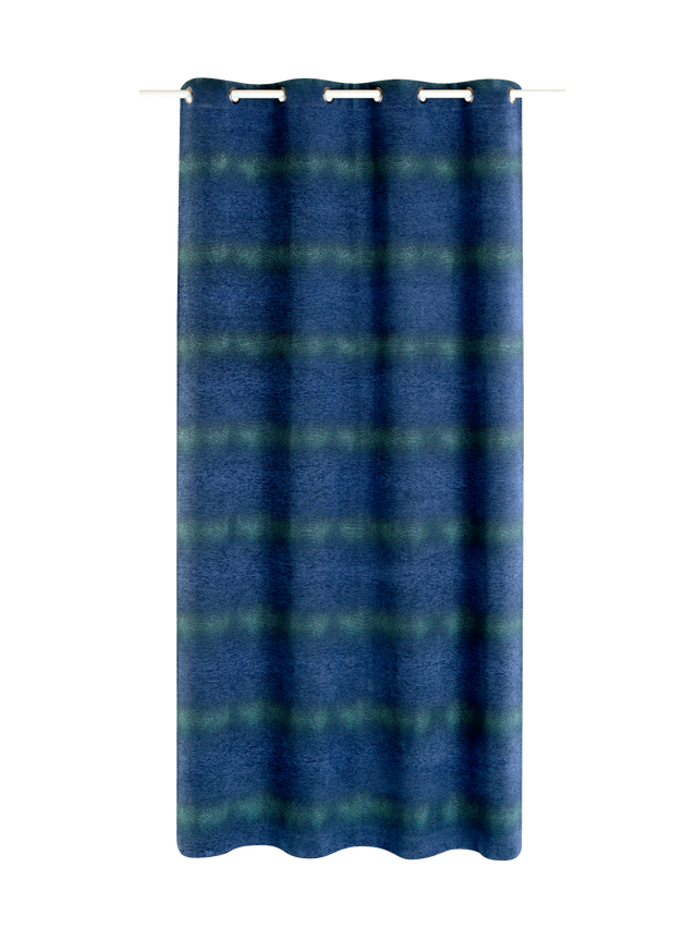 Rideau SFUMATO coloris bleu nuit 140 x 260 cm