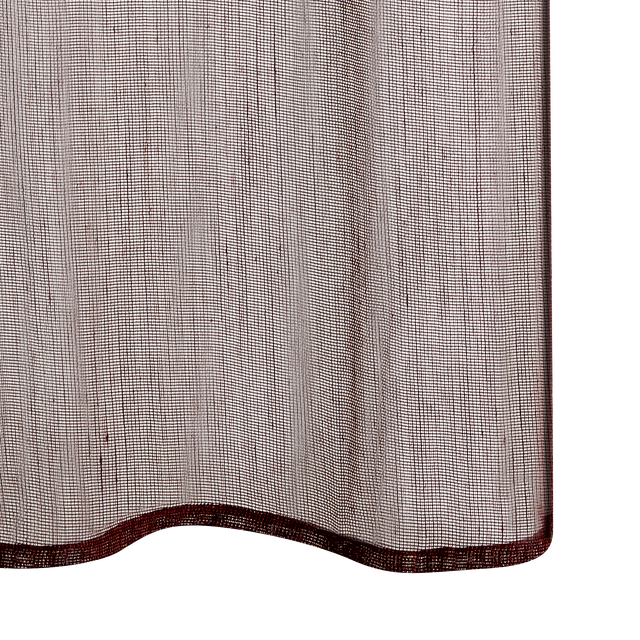 Voilage BLEKER coloris cuivre 140 x 240 cm