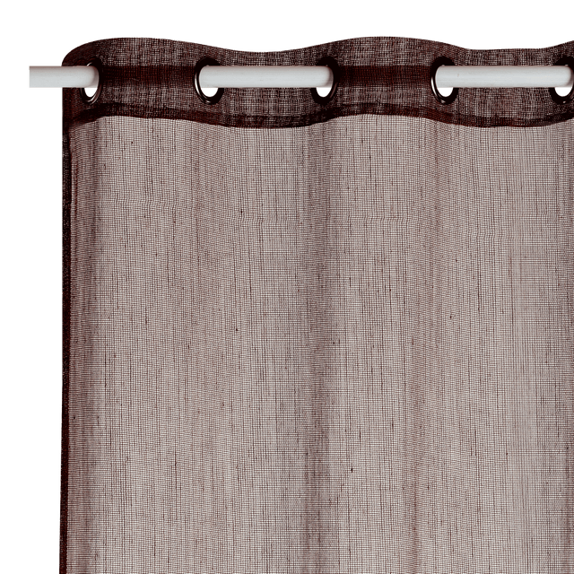 Voilage BLEKER coloris cuivre 140 x 240 cm