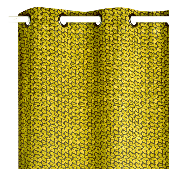 Rideau LORI coloris olive 140 x 260 cm