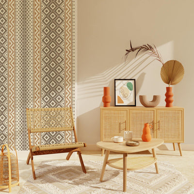 Papier peint intissé Himba Sable beige