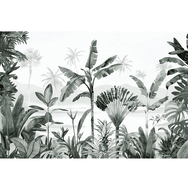 Papier peint panoramique XL WILD WILD COLORS EVERGREEN XL 400 x 270 cm