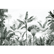 4MURS Papier peint panoramique XL Wild wild colors evergreen xl Kaki foncé Satiné
