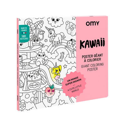 OMY Coloriage Kawaii Rose