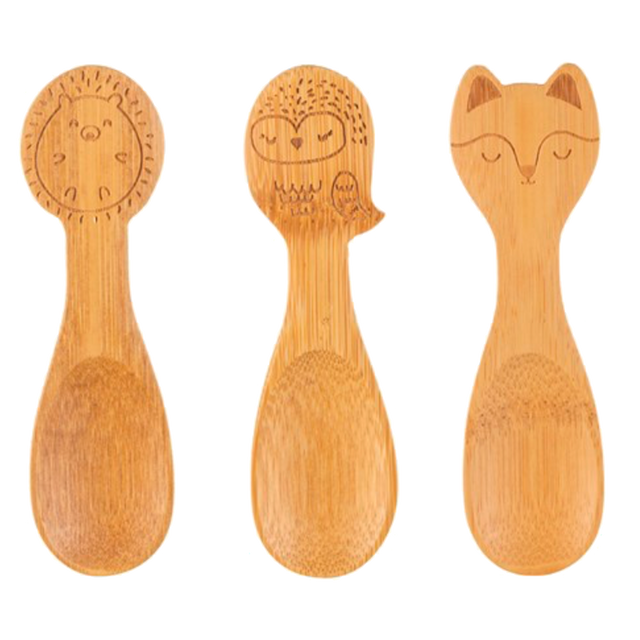 Sass & Belle Cuillère bébé WOODLAND coloris bois clair