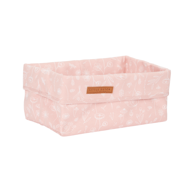Little Dutch Panier WILD FLOWERS PINK L coloris rose clair