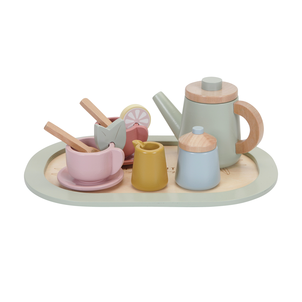 LITTLE DUTCH Jeu éducatif Service à thé Multicolore