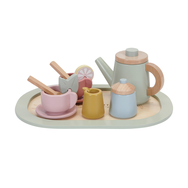 LITTLE DUTCH Jeu éducatif Service à thé Multicolore