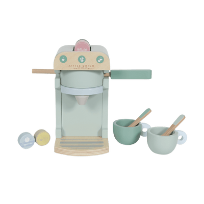 LITTLE DUTCH Jeu d'éveil Cafetière Vert menthe