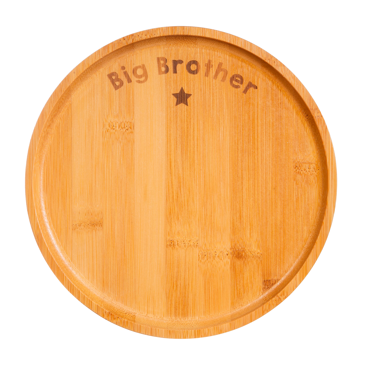SASS & BELLE Assiette Big brother Bois clair