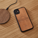 COQUE EN BOIS Coque de téléphone Chill out Brun
