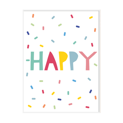 4MURS Tableau Happy Multicolore