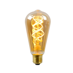 LED E27 25W POIRE TORSADE AMBRÉ DIMABLE