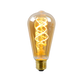 Ampoule Led e27 25w poire torsade ambré dimable Jaune