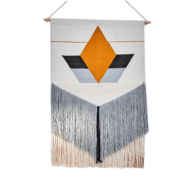 4MURS Kakémono déco Amdo Blanc et gris