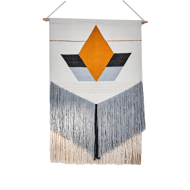 4MURS Kakémono déco AMDO coloris blanc et gris