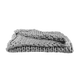 Plaid grosse maille Vilma Gris