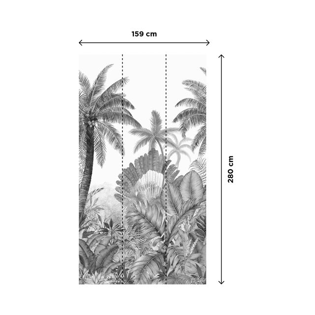 4MURS Papier peint panoramique L PARADISIO 159 x 280 cm