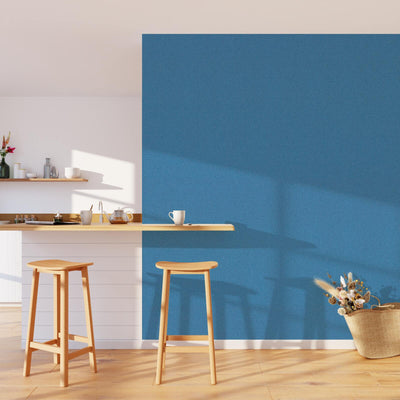 Papier peint intissé Calico Bleu nuit Lisse